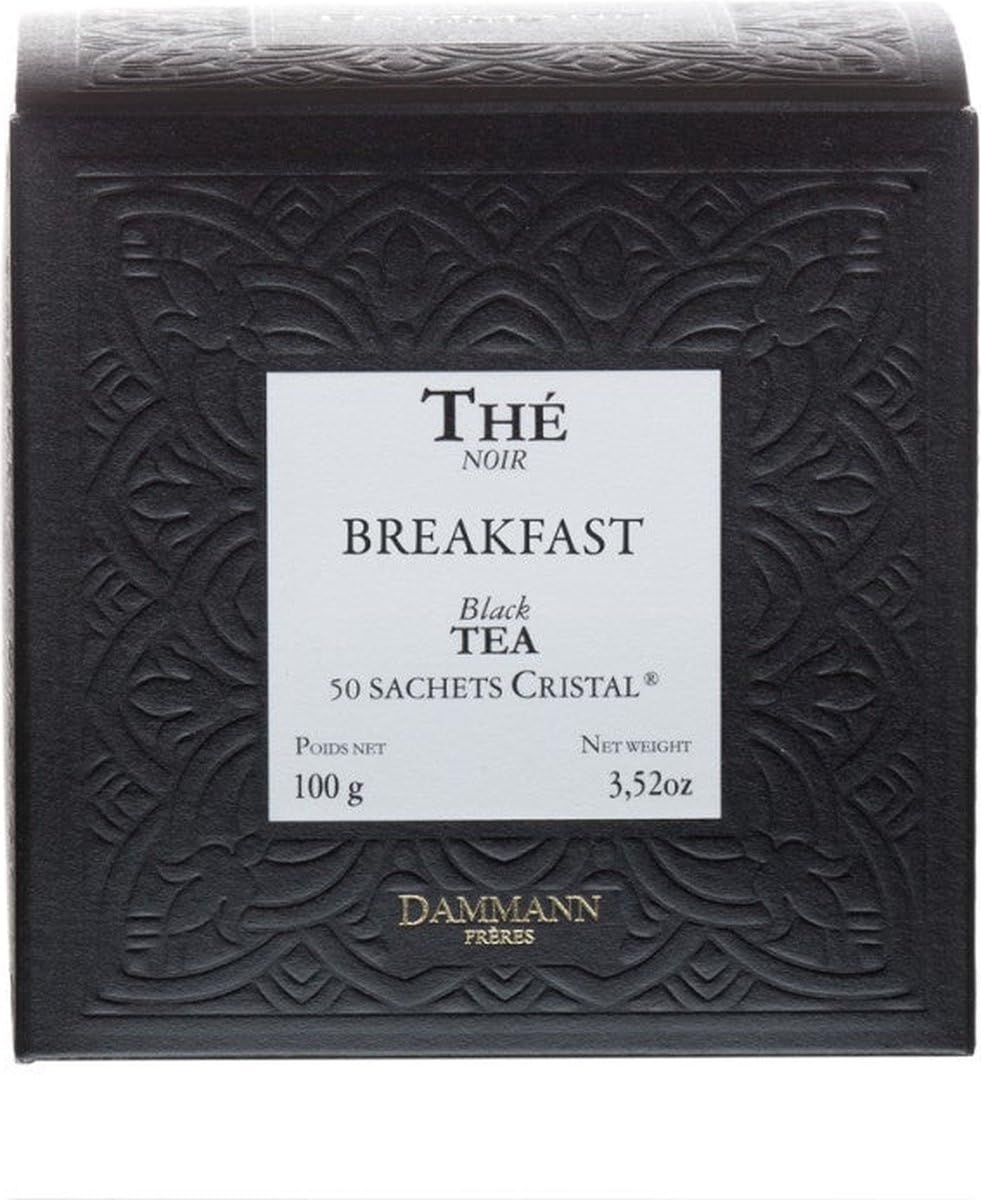Dammann Breakfast Black Tea – Ceylon, Darjeeling & Assam – 50 Teabags