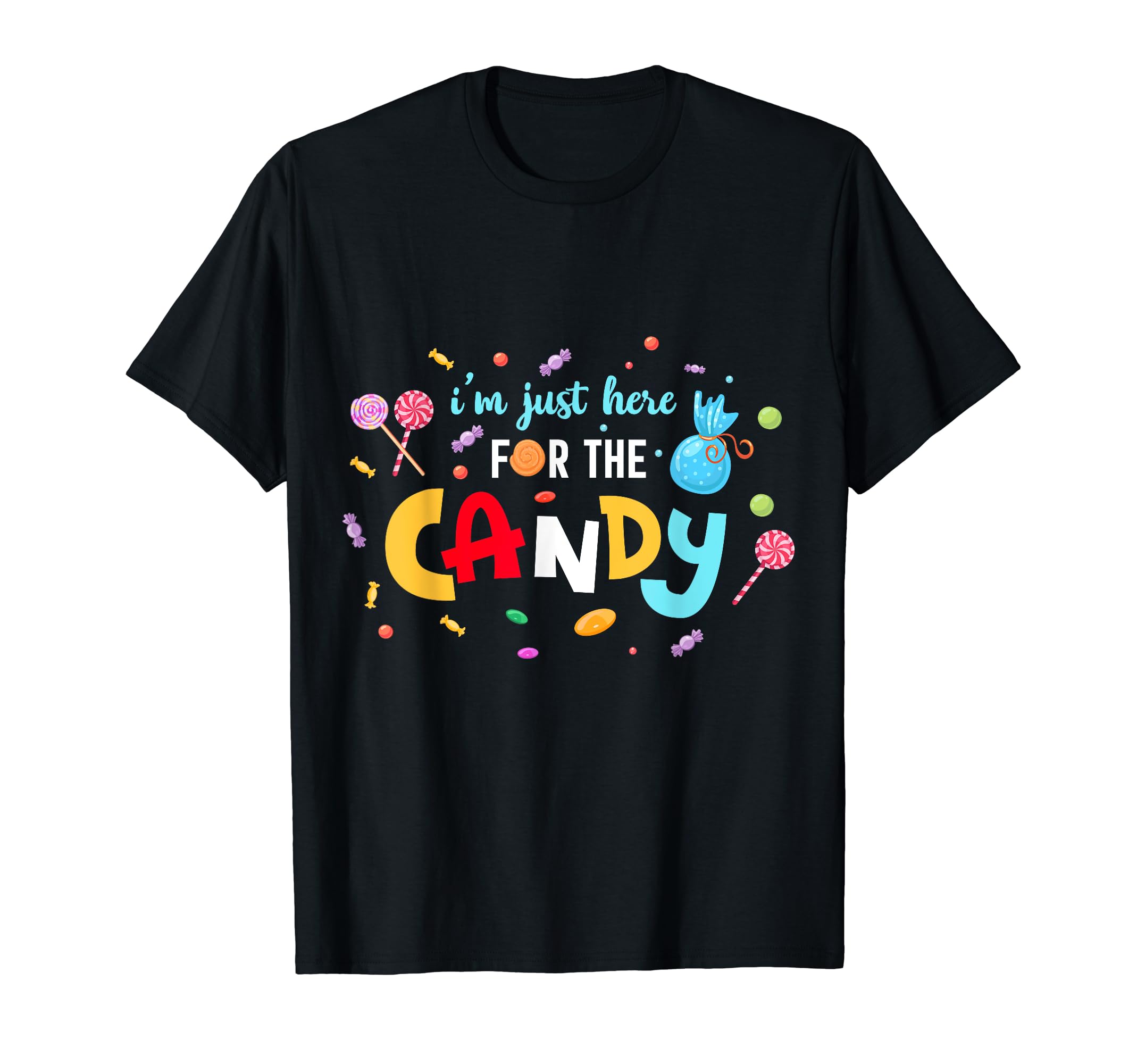 Candy Lollipops & Gummy Worms Graphic Tee – Jolof Store Funny T-Shirt
