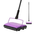Yocada Carpet Sweeper – Manual Rug Cleaner for Pet Hair & Dust, Purple
