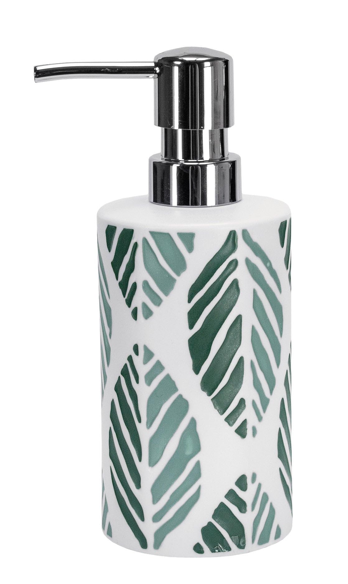 Kleine Wolke Pacific Seifenspender – Leaf Design aus Steinzeug