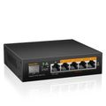 keepLiNK 6 Port Gigabit PoE Switch | 52W 802.3af/at Unmanaged Metal