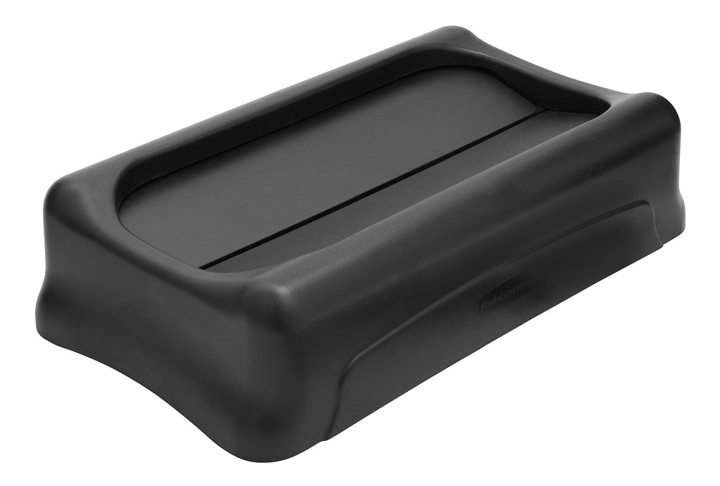Rubbermaid Slim Jim Swing Lid – Black Commercial Waste Bin Cover