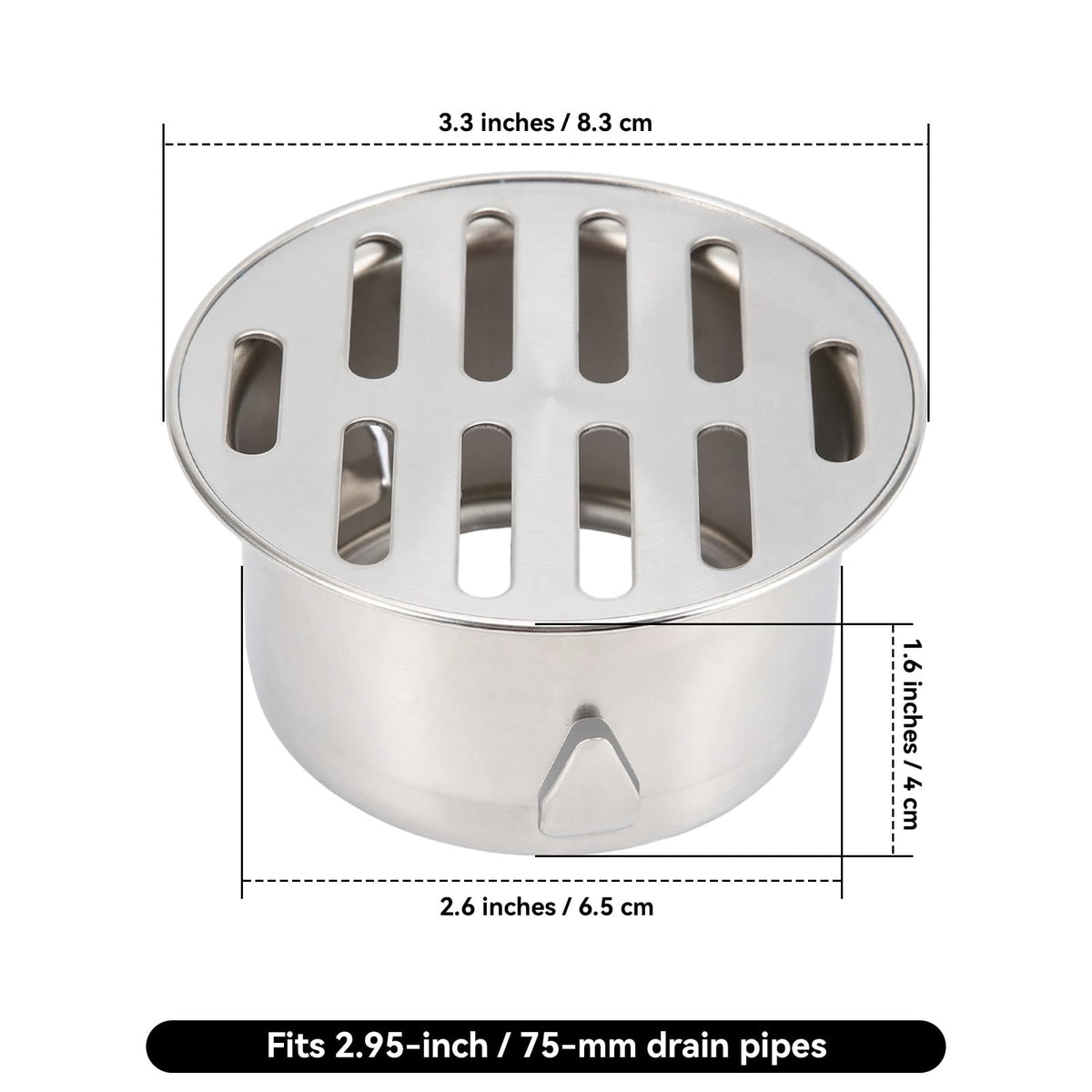 Removable Floor Drain Cover for Outdoor Balcony Yard 75 Flat - image 5