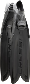 Cressi Gara Turbo Flex Fins – High Performance Freediving Fins | Black