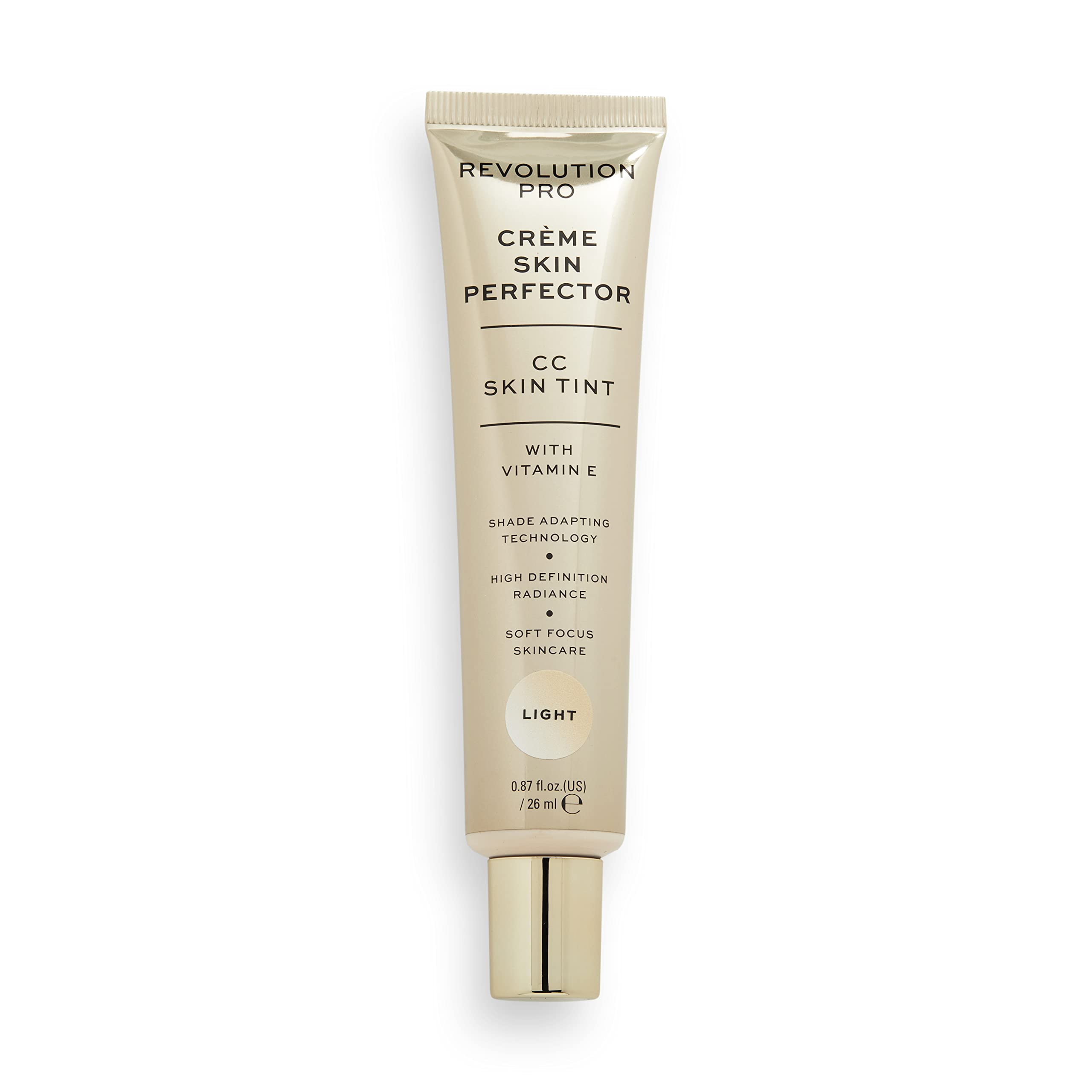Revolution Pro CC Perfecting Skin Tint – Shade Adapting Foundation, Light