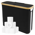 Jolof Store Toilet Paper Storage Basket – Narrow 12-Roll Oxford Holder