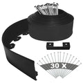 YEEBECA Flexible Lawn Edging Kit | 33ft Garden Border with 30 Steel Anchors