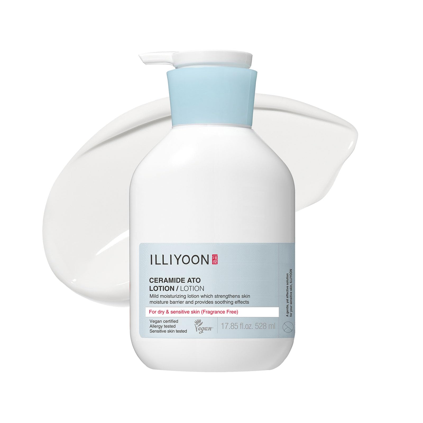 ILLIYOON Ceramide Ato Lotion 528ml | Vegan Barrier Repair for Sensitive Skin