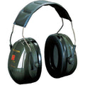 3M PELTOR Optime II Earmuffs – 31dB Noise Reduction Headband, Green