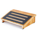 StrongTek Wooden Under Desk Foot Rest – Ergonomic Slanted Posture Support