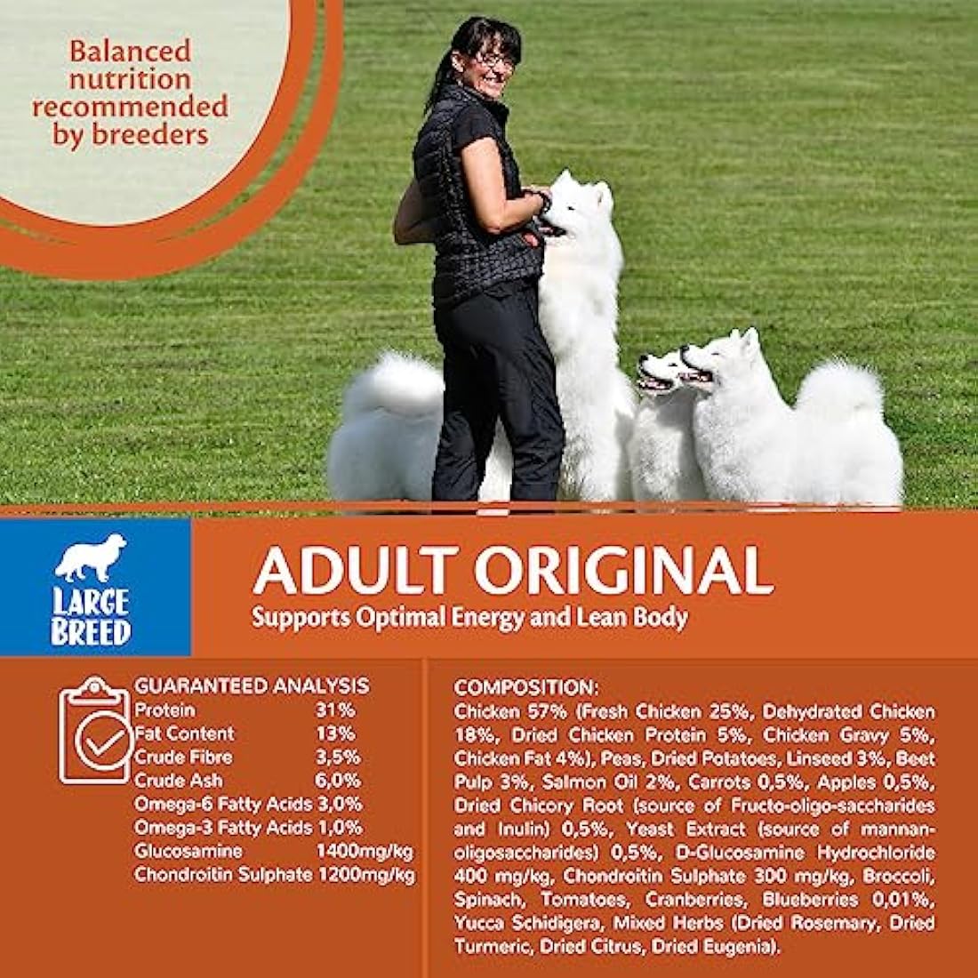 Wellness CORE Large Breed Dog Food – Grain-Free Chicken, 10kg