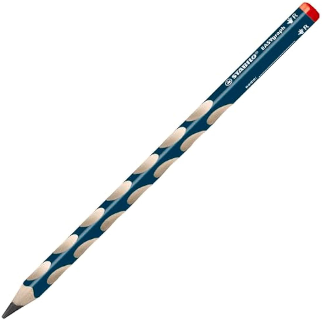 STABILO EASYgraph Ergonomic Graphite Pencil Classpack of 48 | HB Petrol