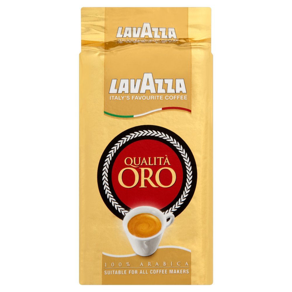 Lavazza Qualità Oro Ground Coffee - 100% Arabica Blend - 4 x 250g Packs
