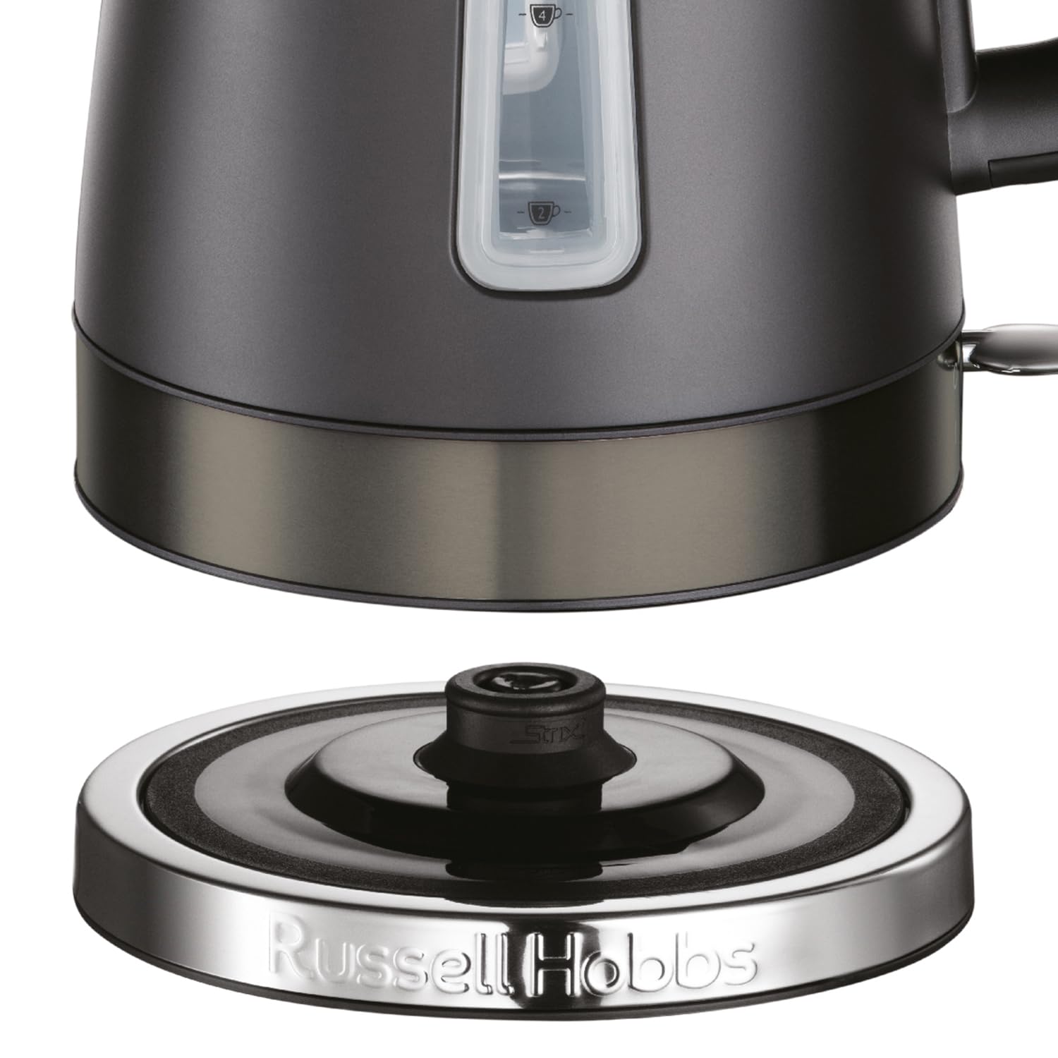 Russell Hobbs Electric Kettle – 1.7L Matte Black Stainless Steel