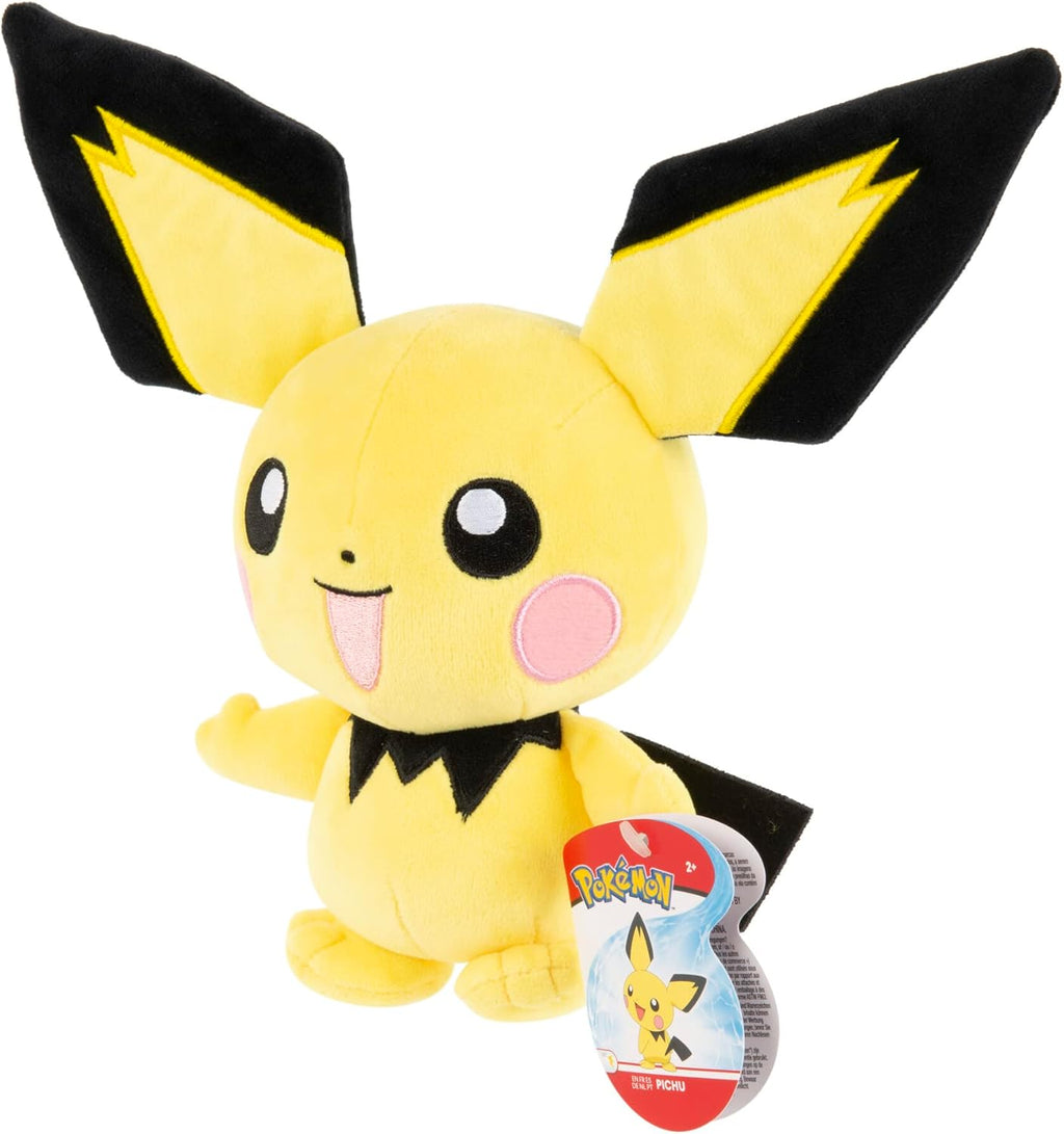 Pokémon Pichu Plush – Official 8-Inch Super Soft Stuffed Animal Toy
