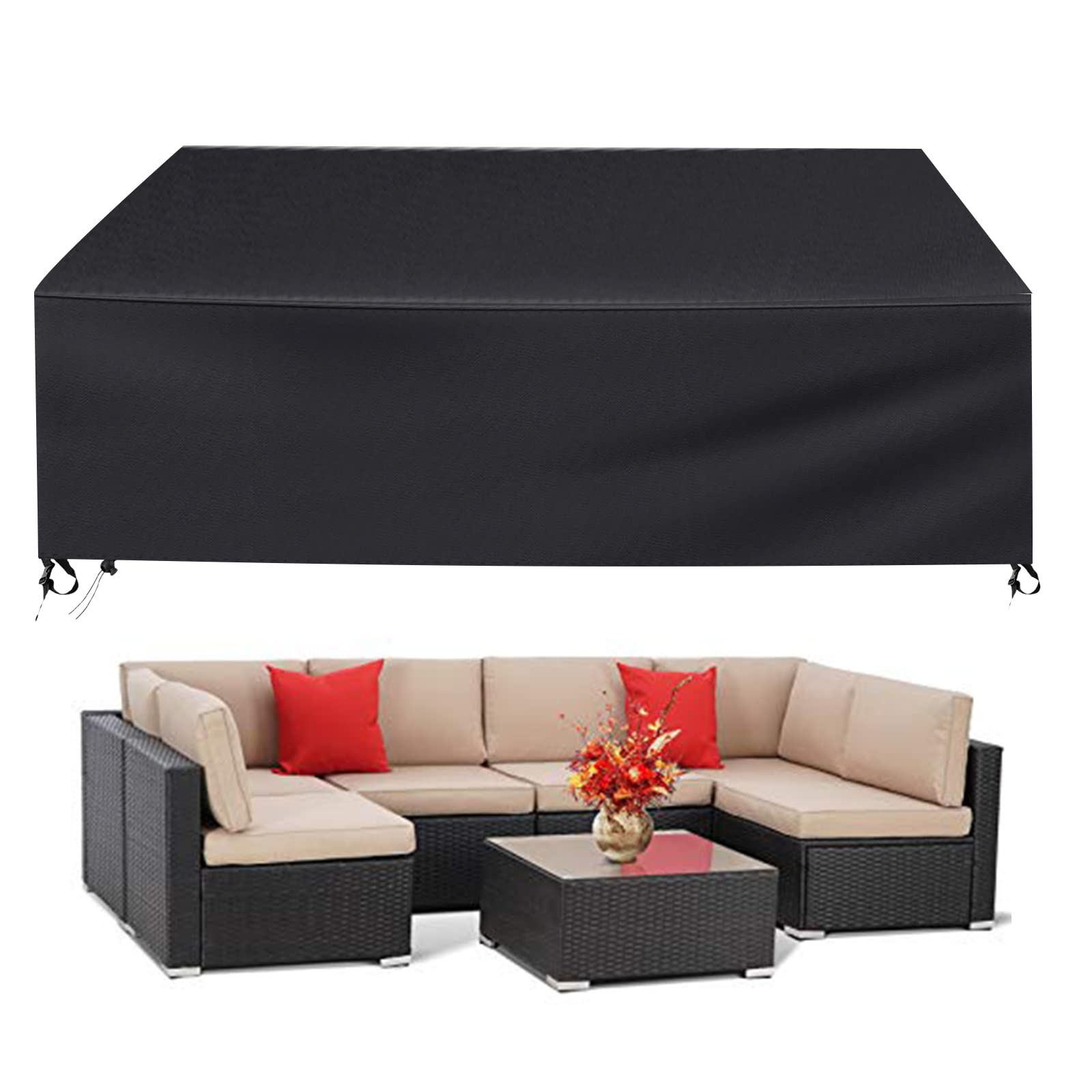 Jolof Store Waterproof Garden Furniture Cover – Heavy Duty 600D Oxford