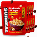 Surreal Chocolate & Hazelnut High Protein Granola - 8 Pack | Vegan
