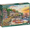 Falcon de luxe Harbour Cottage 1000 Piece Jigsaw Puzzle for Adults
