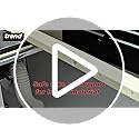 Trend Adjustable Mitre Saw Roller Stand - 62kg Capacity Support