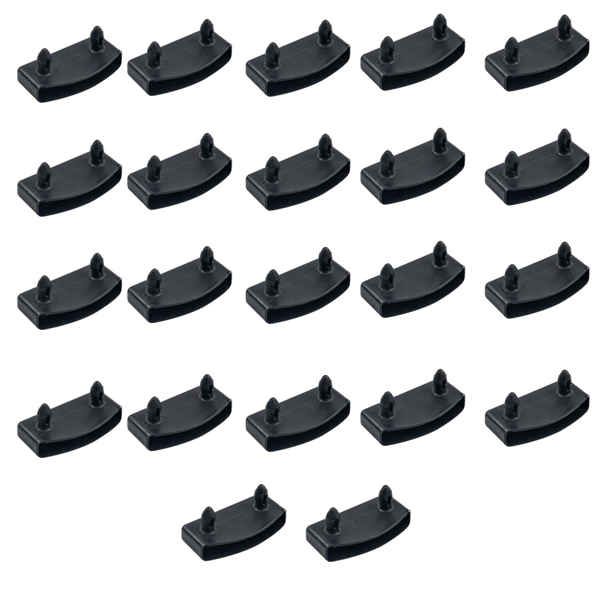 Sgehai 26 Pcs bed slats replacement bed slat end clip,plastic bed slat holders caps 55mm,for double/single bed and king size replacement support cap