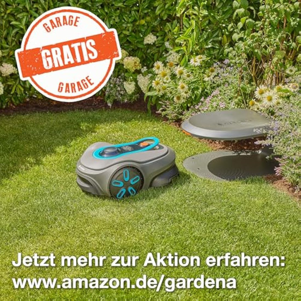 GARDENA Robotic Mower Garage for SILENO Pro/Max/Free – UV-Resistant
