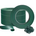 VOUNOT PVC Garden Privacy Fence Strips – 300m x 4.7cm with 600 Clips, Green