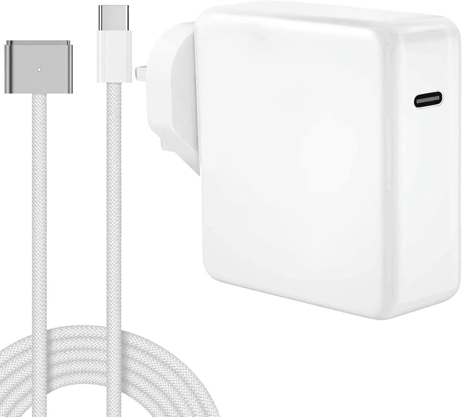 iWinvi 96W USB-C to Magnetic 3 MacBook Charger | 6.6ft Braided Cable