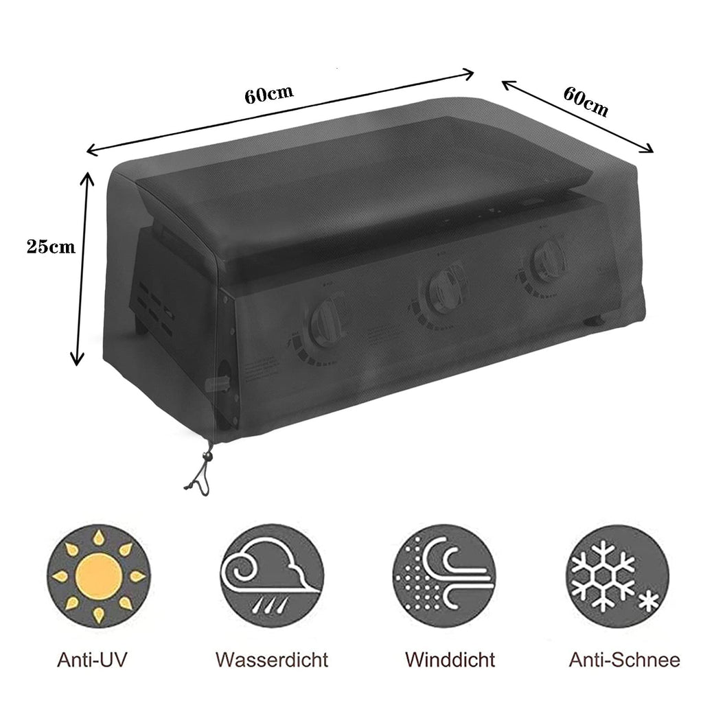SCHLEUDER Plancha Grill Cover – 600D Oxford Waterproof Barbecue Cover