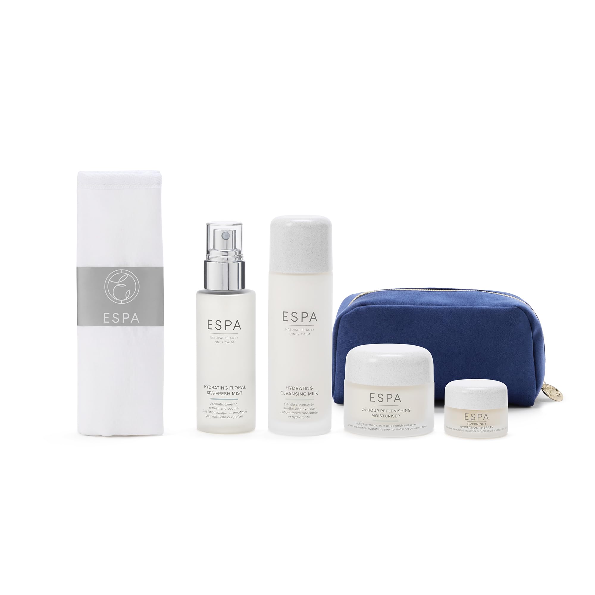 ESPA Winter Hydration Skincare Gift Set | 4-Step Rose & Chamomile Kit