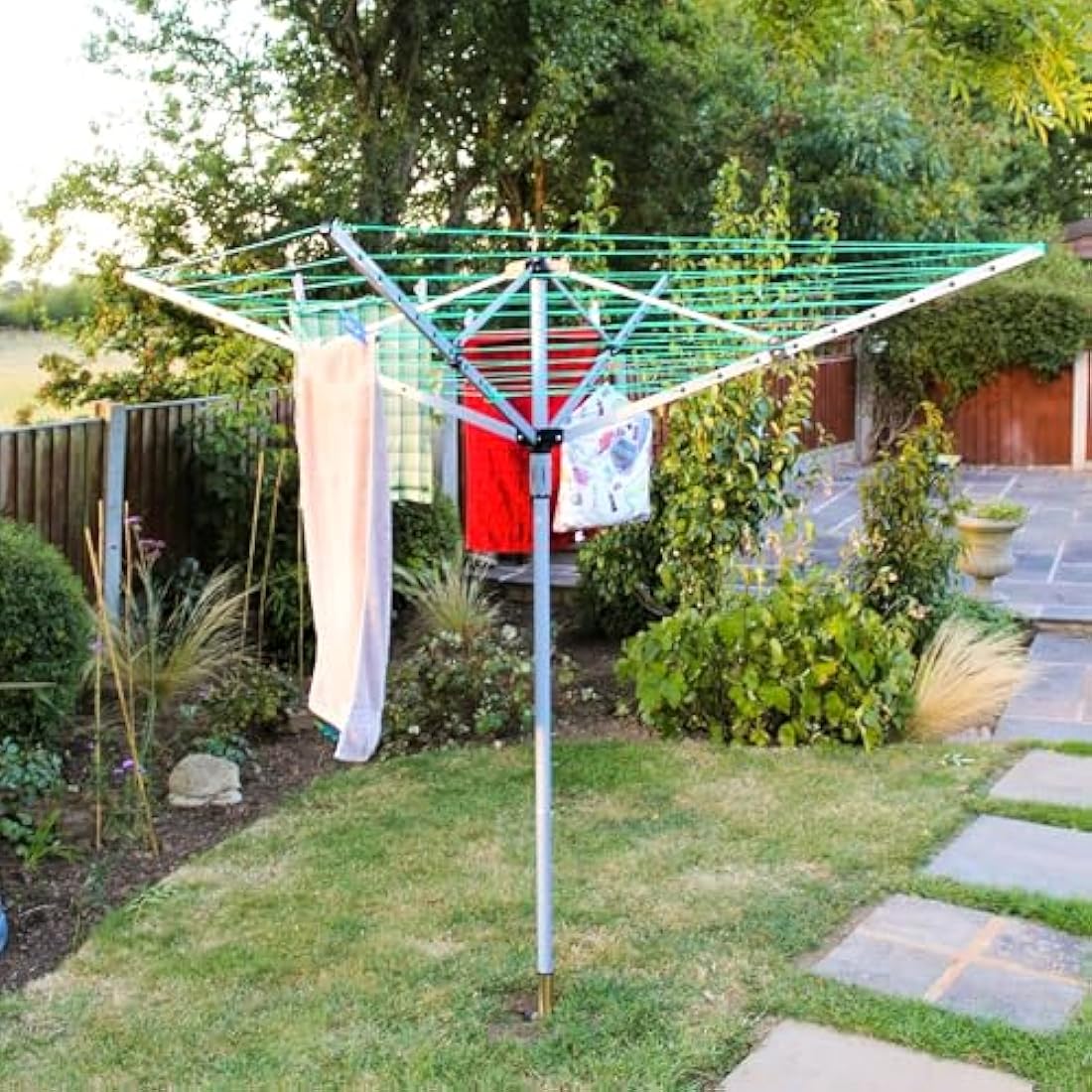 Jolof Store Heavy Duty Washing Line Spike – Galvanized Metal Ground Anchor