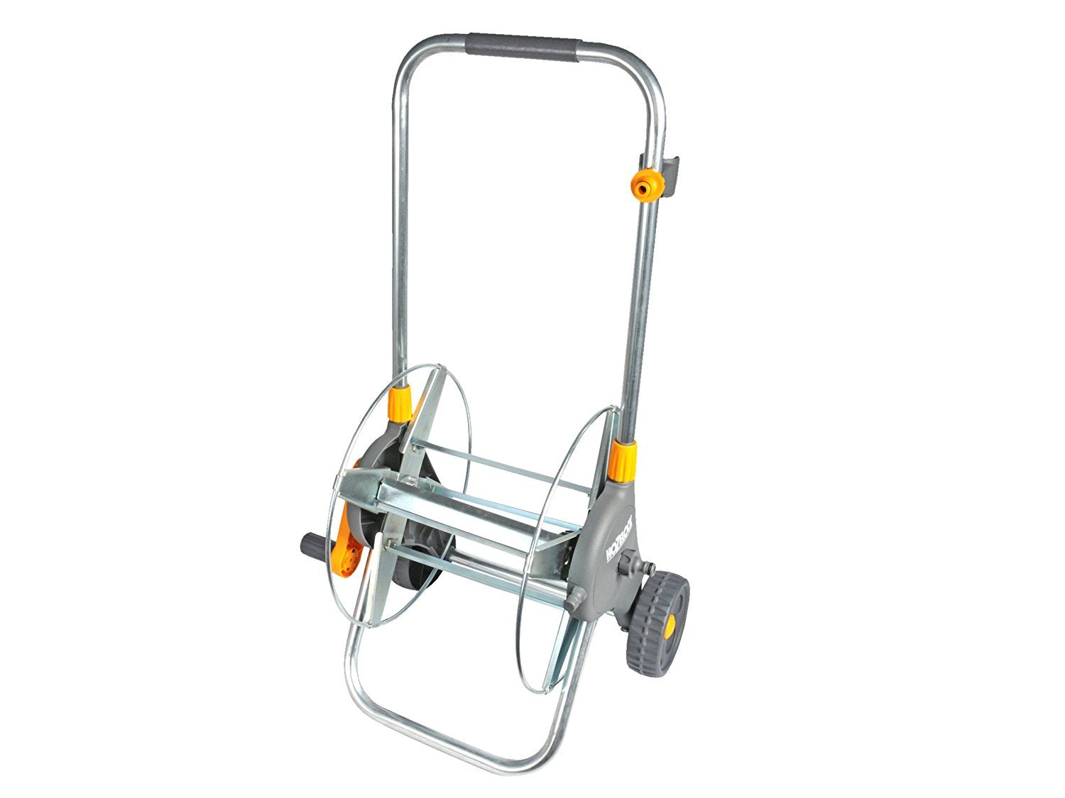 Hozelock 60m Metal Hose Cart – Durable Zinc Plated Steel Reel