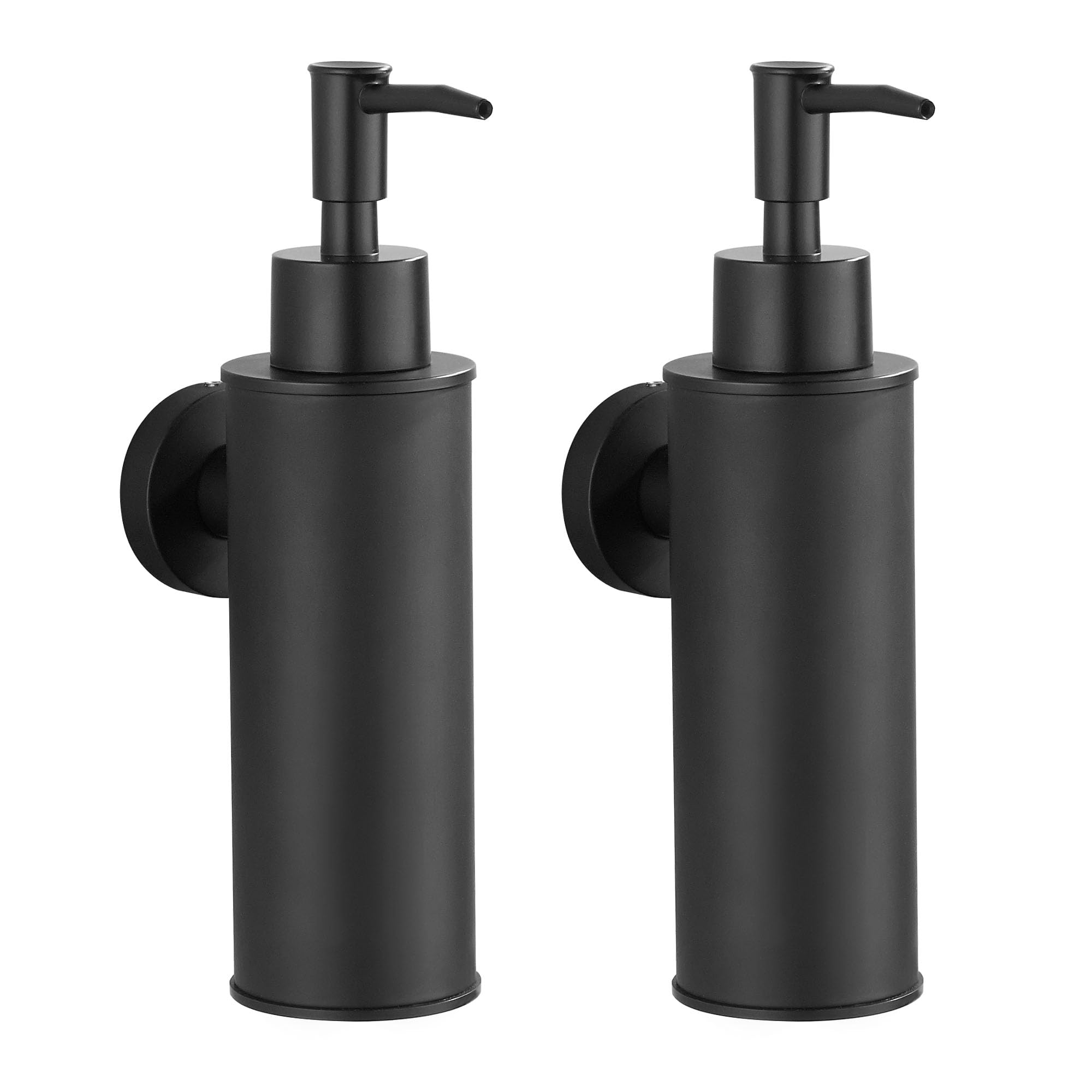 BGL Wall-Mounted Soap Dispensers 2 Pack | 304 Stainless Steel - Black