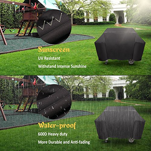 Onlyfire Grill Cover for Weber Genesis II 400 | 600D Oxford Fabric
