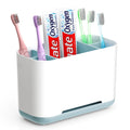 Silicone Toothbrush Holder – Wall-Mounted Drain Rack, Black