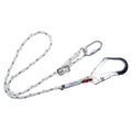Portwest FP22 Adjustable 2m Restraint Lanyard - White Industrial Safety