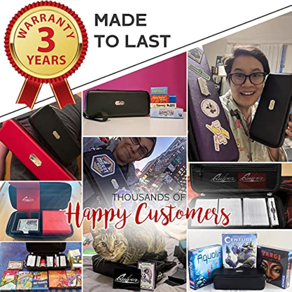 Quiver Time Red Bolt Card Carrying Case | TCG Storage Bag for 800+ Cards