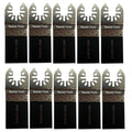 Jolof Store 10-Pack 35mm Titanium Bi-Metal Oscillating Multi Tool Blades