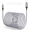 iPhone Charging Cable | 5M MFi Certified Nylon Braided