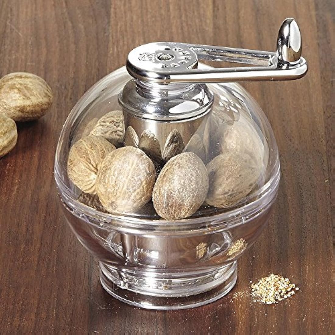 Peugeot Tidore Nutmeg Grinder – Acrylic Mill with Storage – 11 cm