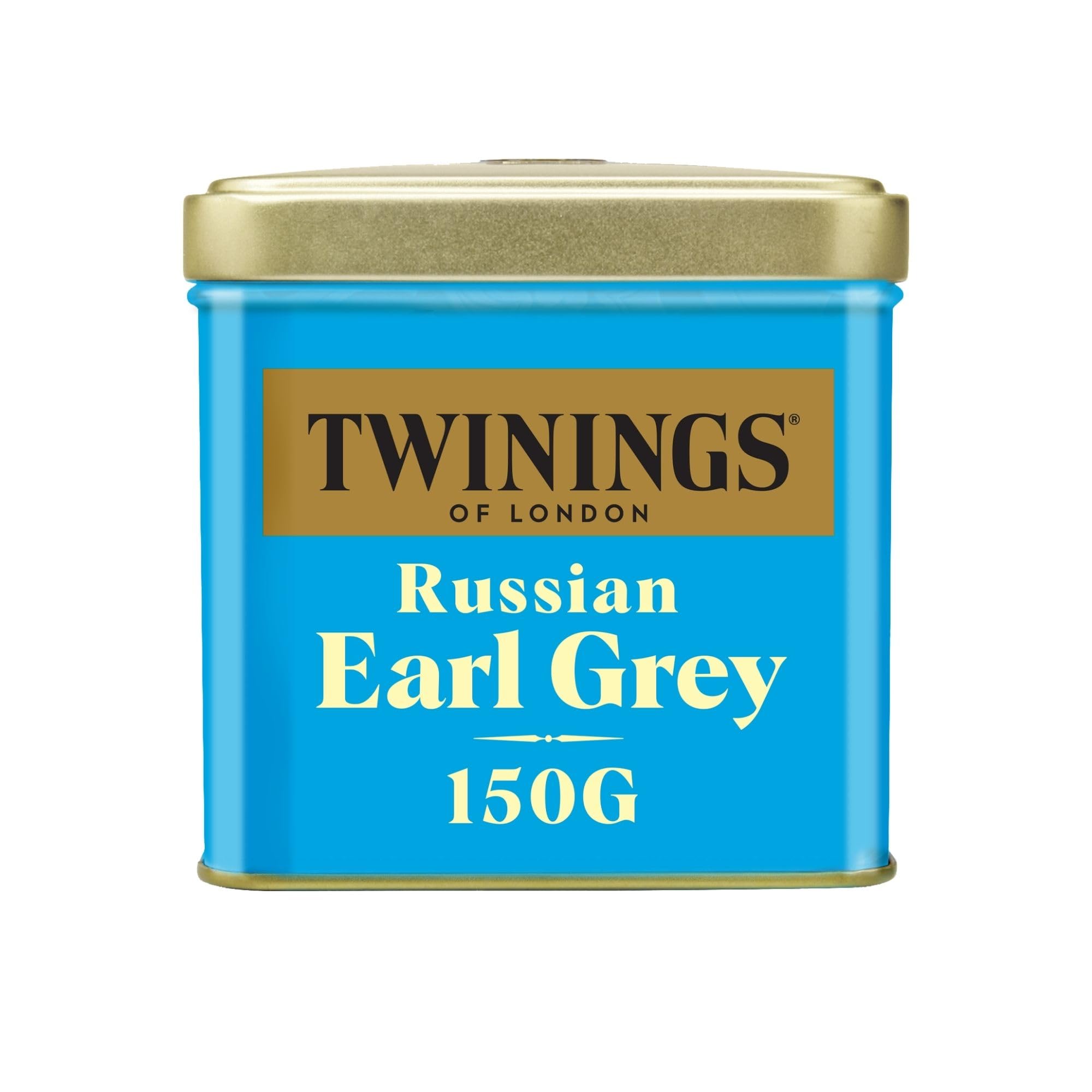 Twinings Earl Grey Russian Black Tea – Loose Leaf with Bergamot, 150g