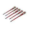 C.K Dextro VDE Slim GLO Insulated Screwdriver Set - 5pc Glow in Dark