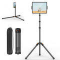 XXZU 72in Tablet Floor Stand Tripod with 360° Ball Head for 4.7-13” Devices