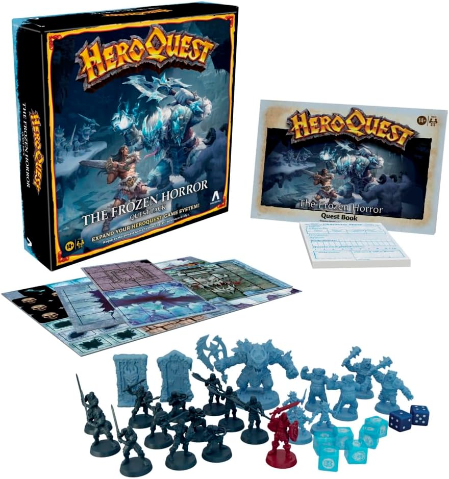 HeroQuest The Frozen Horror Quest Pack – Avalon Hill Expansion Game