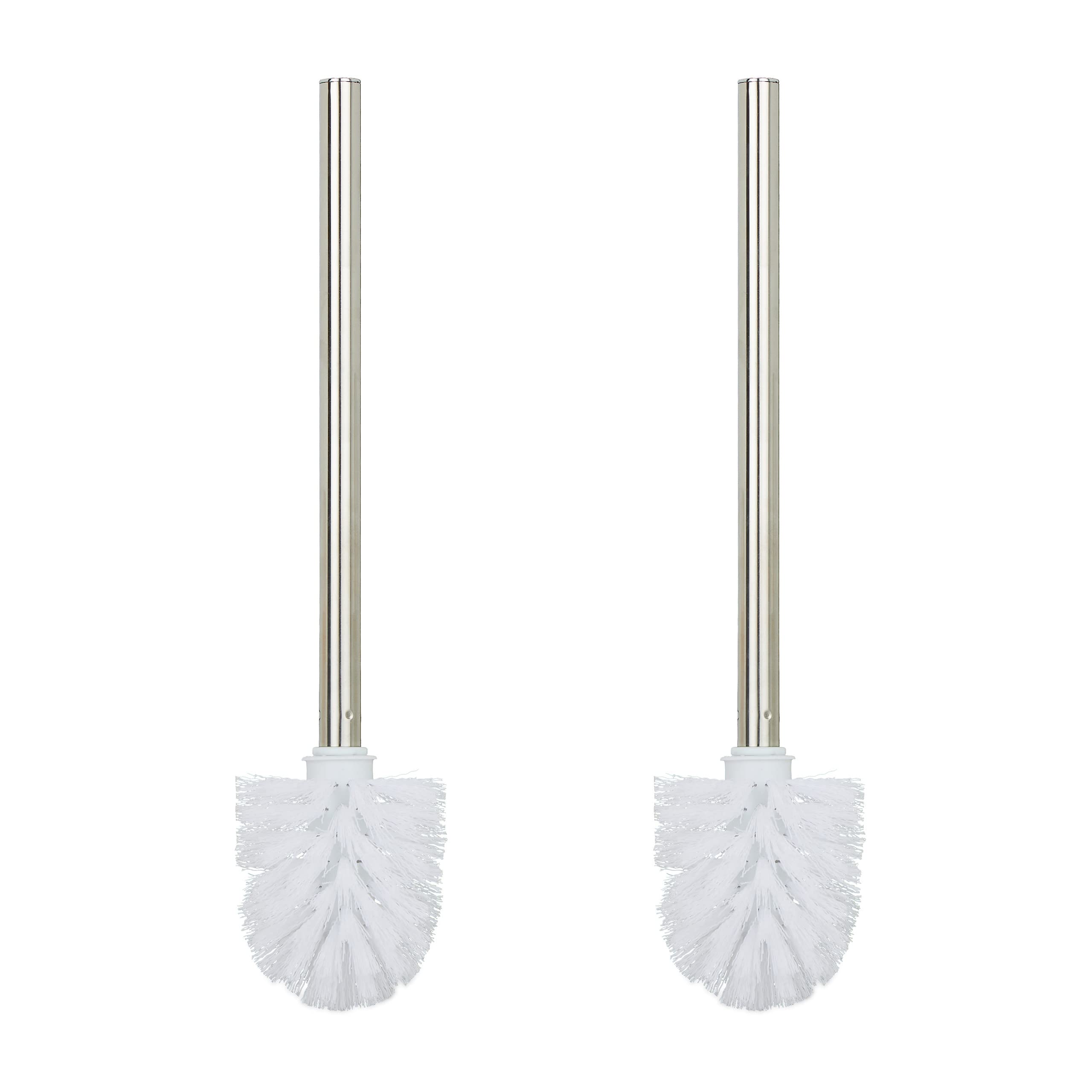 Jolof Store Toilet Brushes Set of 2 – Stainless Steel Replacement WC Brush