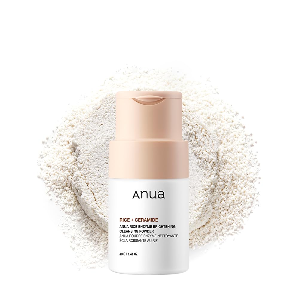 ANUA Rice Enzyme Brightening Cleansing Powder | Gentle Exfoliator 40g