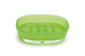 Excelsa Green Polystyrol Soap Dish – Durable Bathroom Accessory