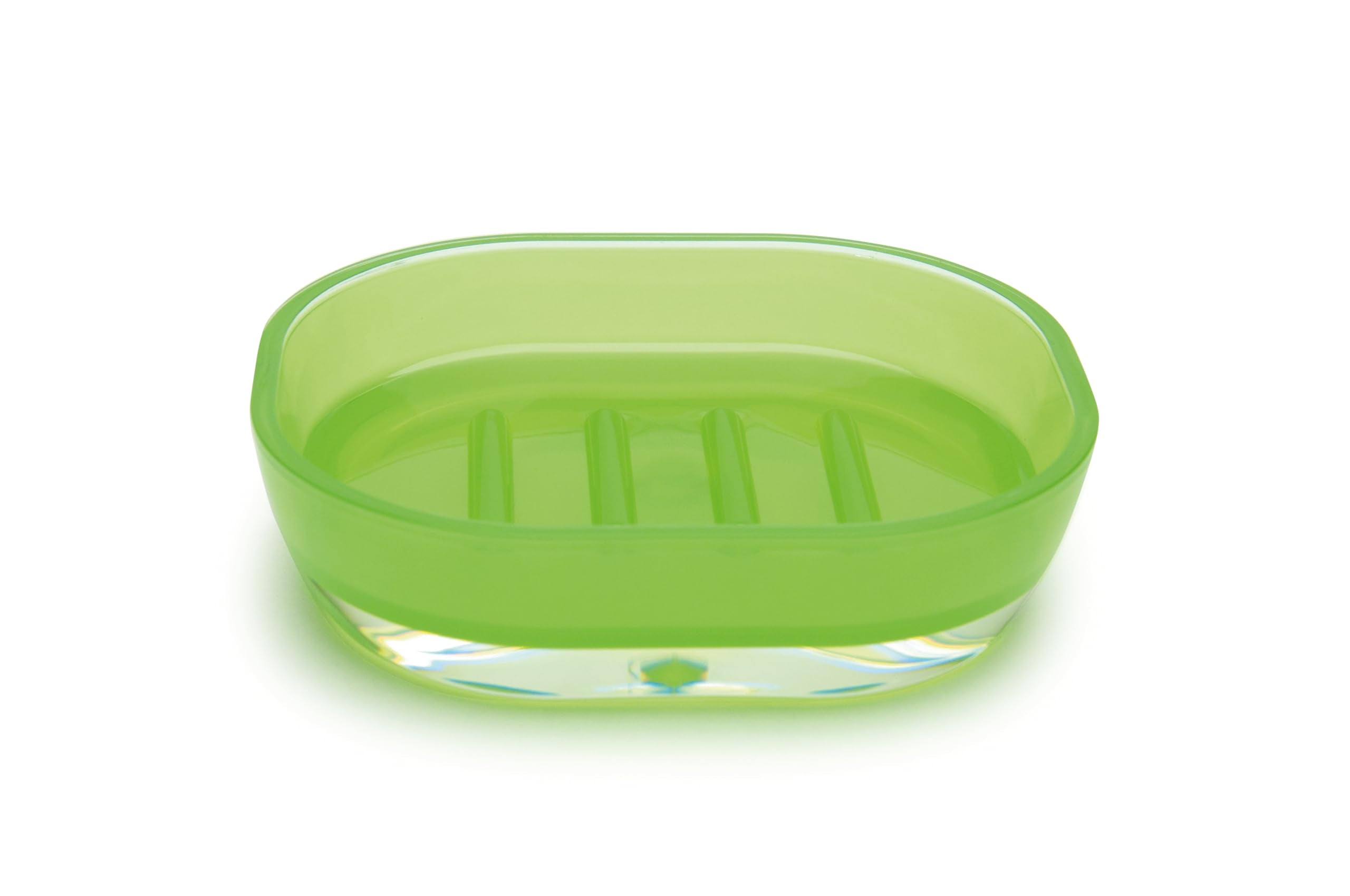 Excelsa Green Polystyrol Soap Dish – Durable Bathroom Accessory