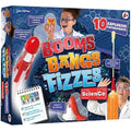 John Adams Booms Bangs Fizzes Science Kit - 10 STEM Experiments for Kids
