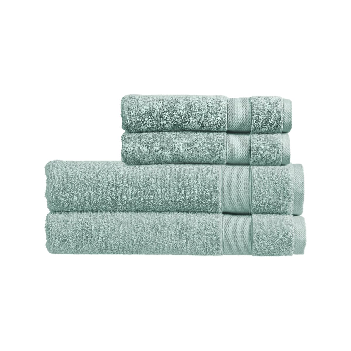 Christy Refresh 4-Piece Cotton Bath Towel Set - 550GSM Duck Egg