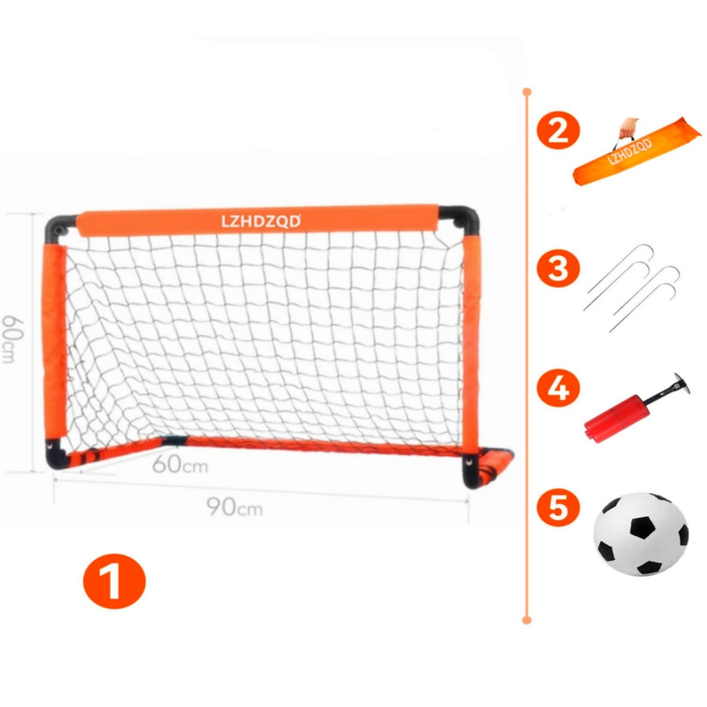 LZHDZQD Kids Football Goal Set – Portable Indoor & Outdoor Soccer Net